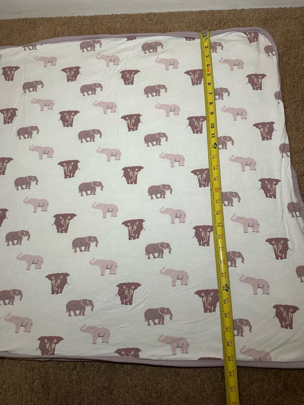 Kyte Baby 1.0 Tog Baby Blanket Elephants Purple